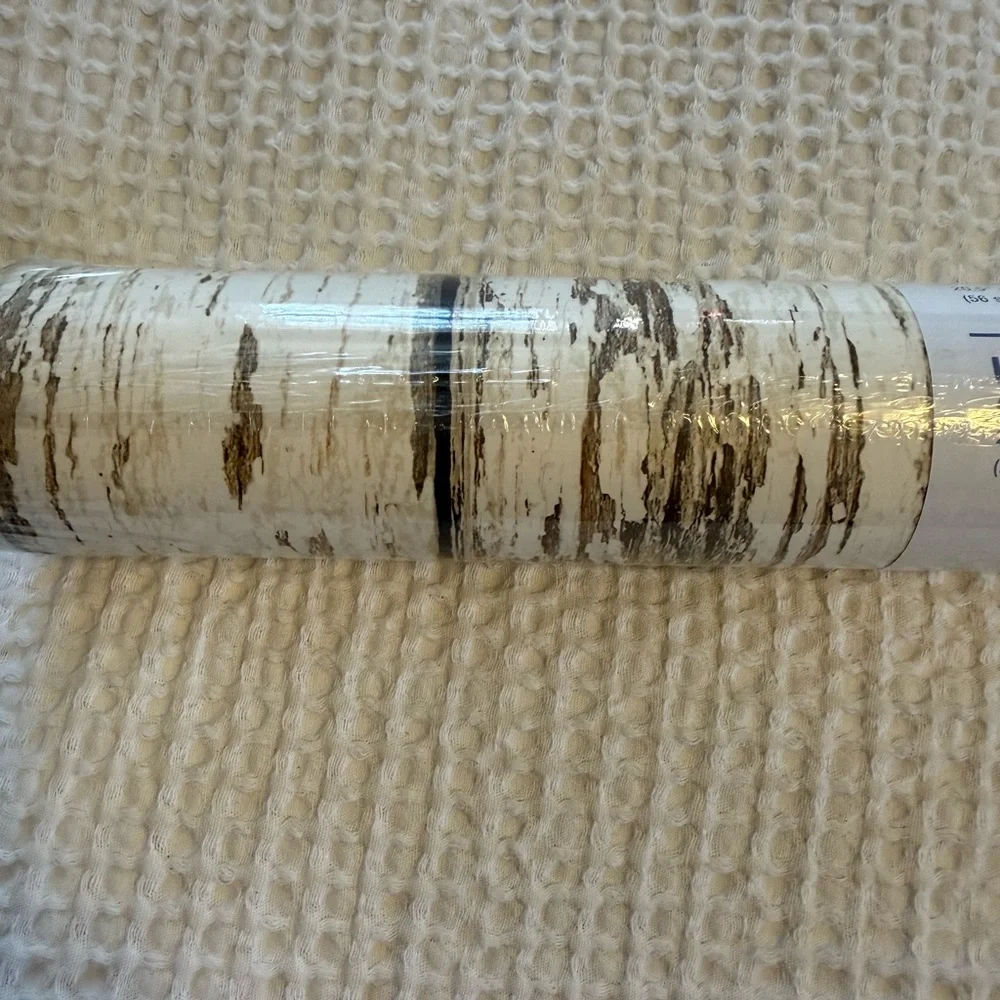 Rustic Birch Tree Wallpaper Roll. CHesapeak double roll sealed.